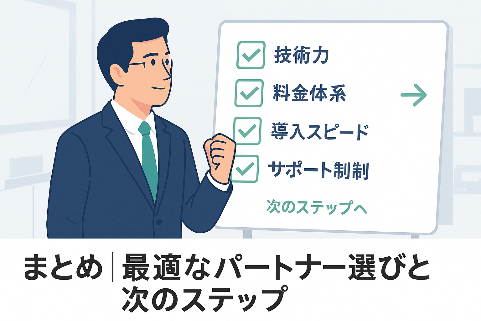 まとめ|最適なパートナー選びと次のステップ