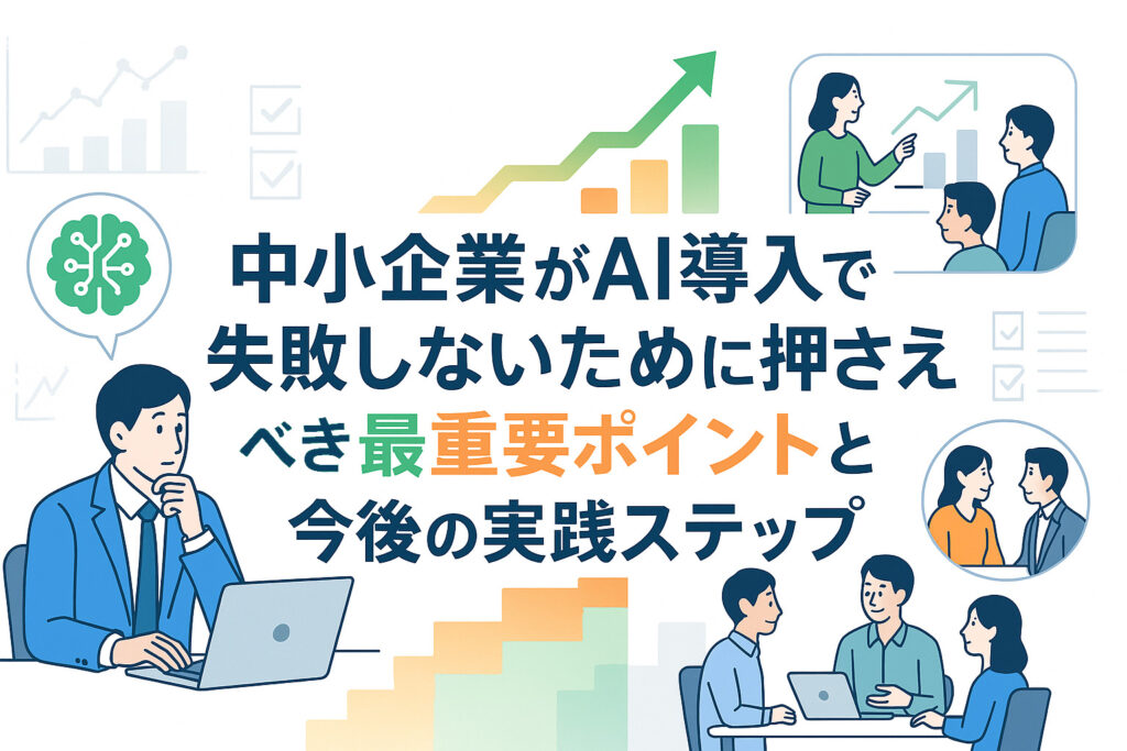 中小企業がAI導入で失敗しないために押さえるべき最重要ポイントと今後の実践ステップ