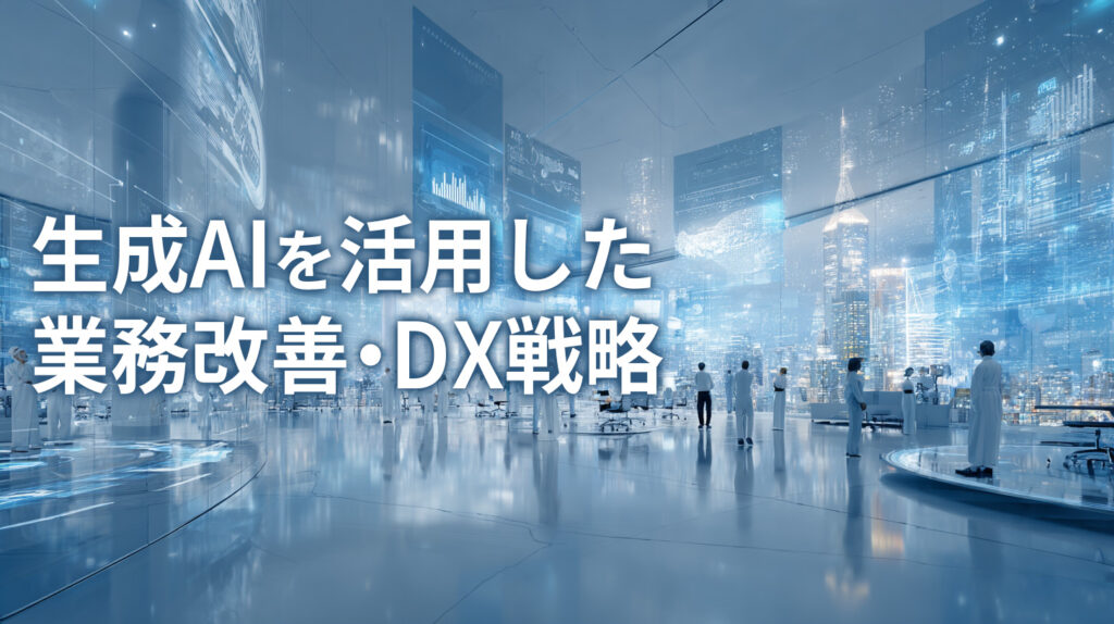 生成AIを活用した業務改善・DX戦略