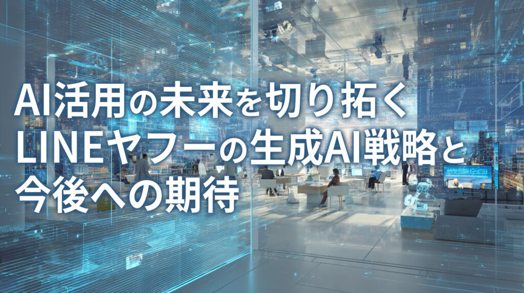 AI活用の未来を切り拓くLINEヤフーの生成AI戦略と今後への期待