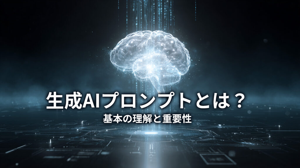 生成AIプロンプトとは？基本の理解と重要性