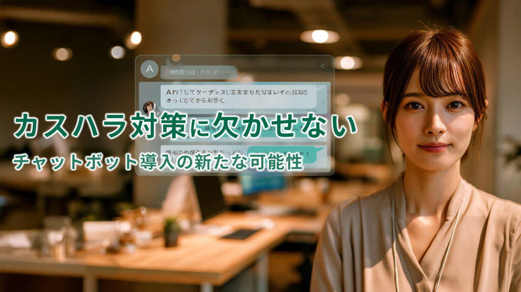 カスハラ対策に欠かせないチャットボット導入の新たな可能性