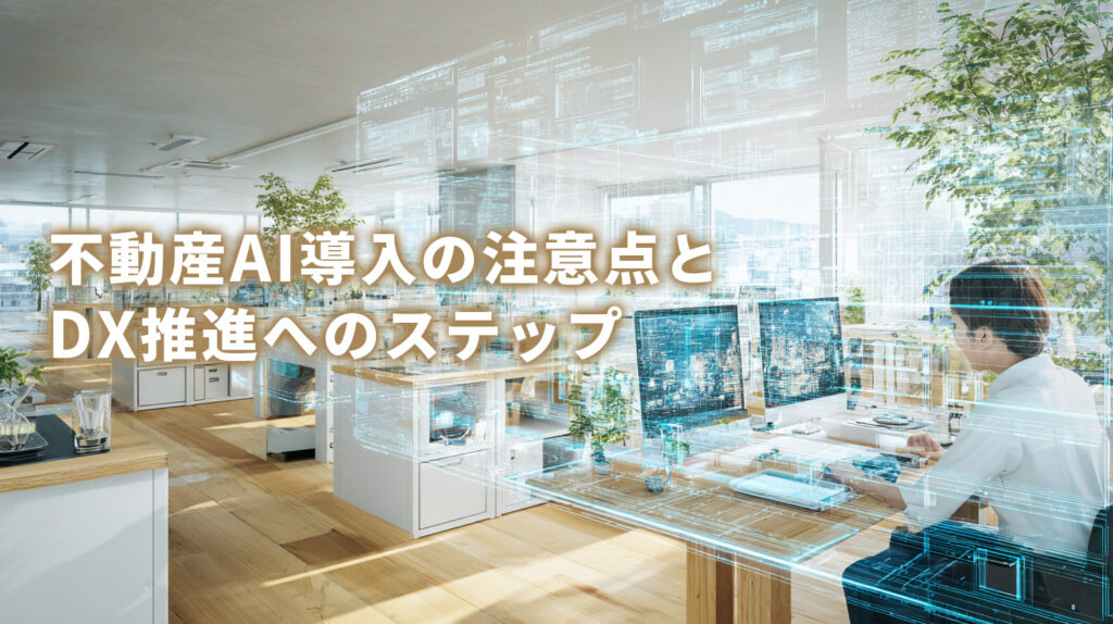 不動産AI導入の注意点とDX推進へのステップ