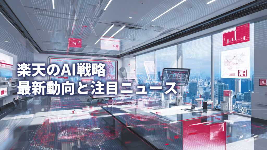 1. 楽天のAI戦略 最新動向と注目ニュース