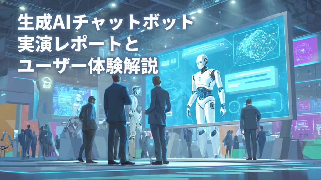 生成AIチャットボット実演レポートとユーザー体験解説