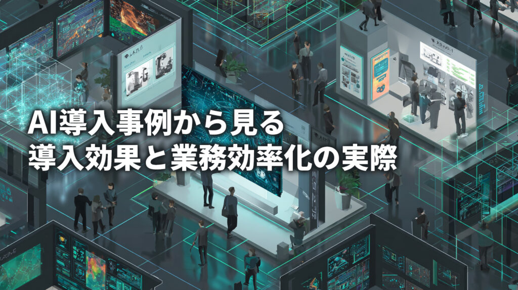 AI導入事例から見る導入効果と業務効率化の実際