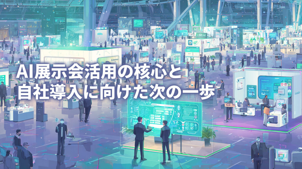AI展示会活用の核心と自社導入に向けた次の一歩