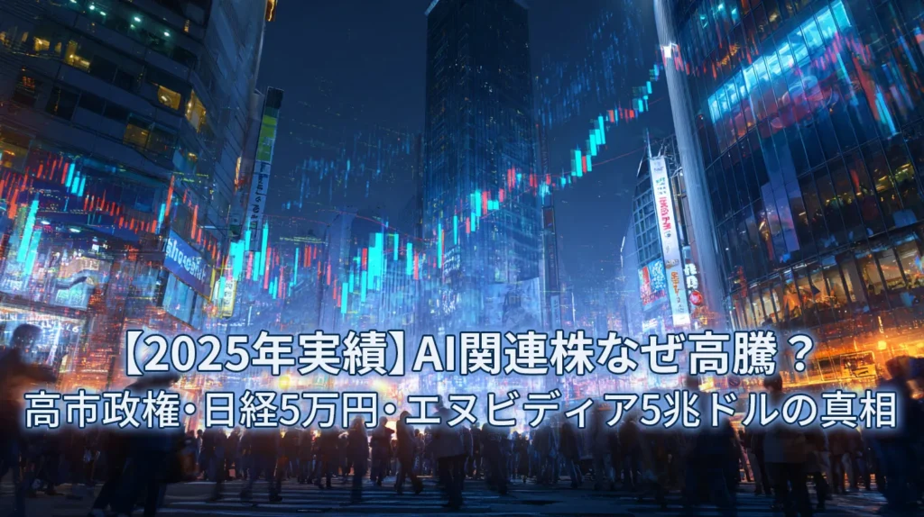 【2025年実績】AI関連株なぜ高騰?高市政権・日経5万円・エヌビディア5兆ドルの真相