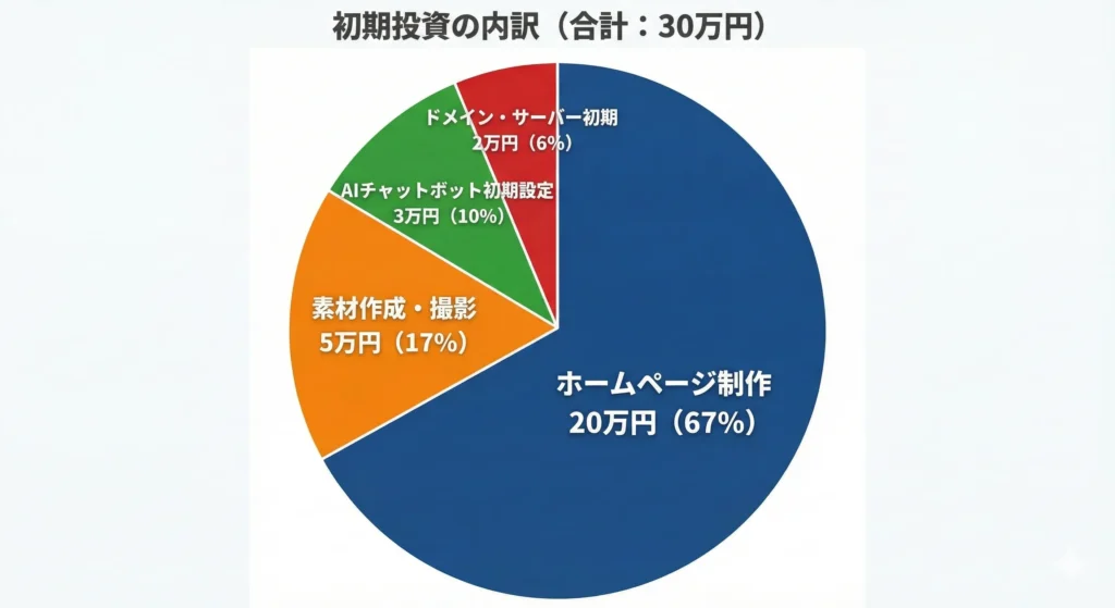 初期投資の内訳