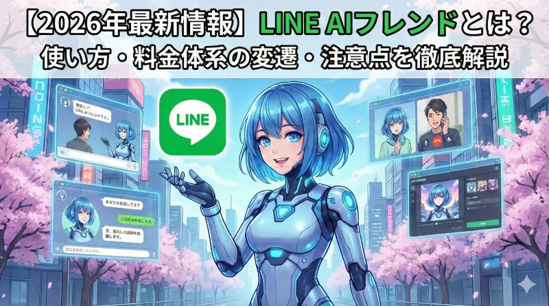 【2026年最新情報】LINE AIフレンドとは？使い方・料金体系の変遷・注意点を徹底解説