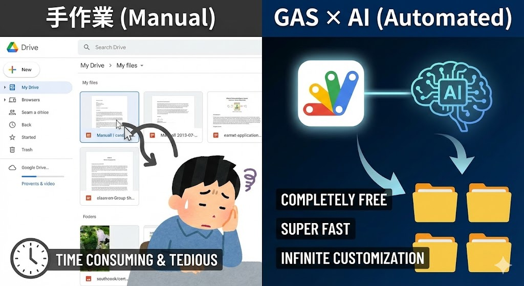 なぜ「手作業」ではなく「GAS×AI」なのか