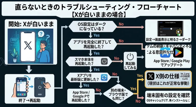 2. 結論：いま取れる対処法は「OS側でライト／ダークを切り替える」