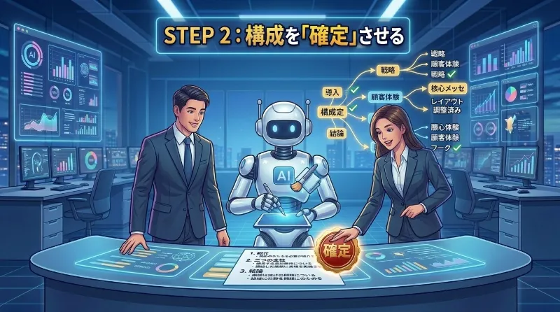 STEP 2：構成を「確定」させる