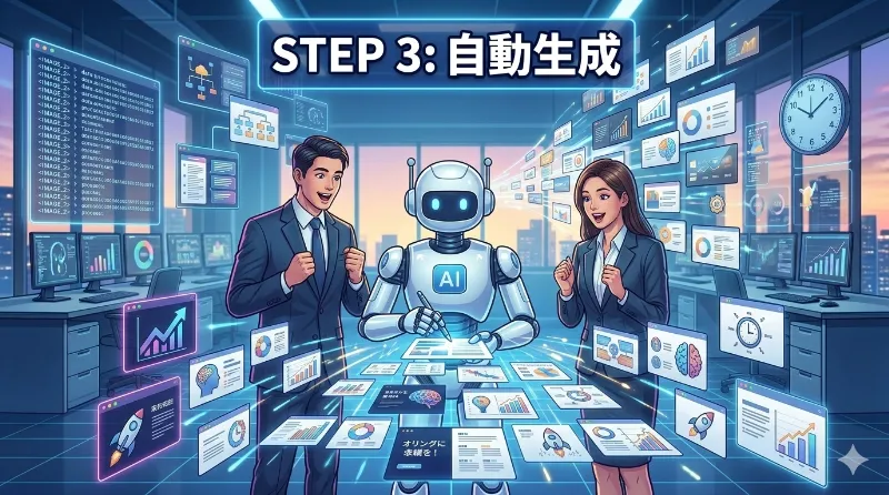 STEP 3：スライドを自動生成する