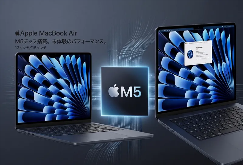 Apple MacBook Air 13インチ／15インチ M5