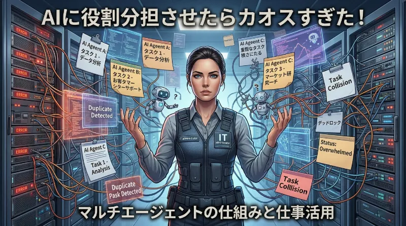 AIに役割分担させたらカオスすぎた！マルチエージェントの仕組みと仕事活用
