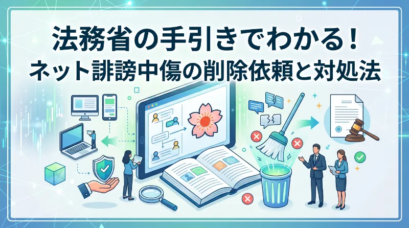 法務省の手引きでわかる ネット誹謗中傷の削除依頼と対処法
