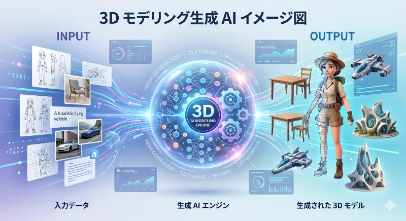 ⑥3D・モデリング生成AI