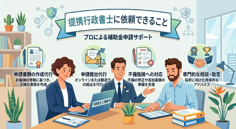 提携行政書士に依頼できること
