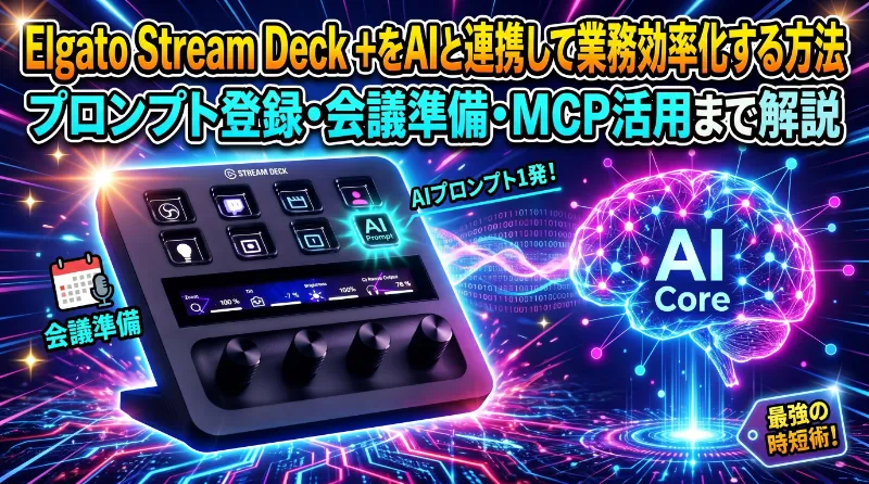 Elgato Stream Deck +をAIと連携して業務効率化する方法