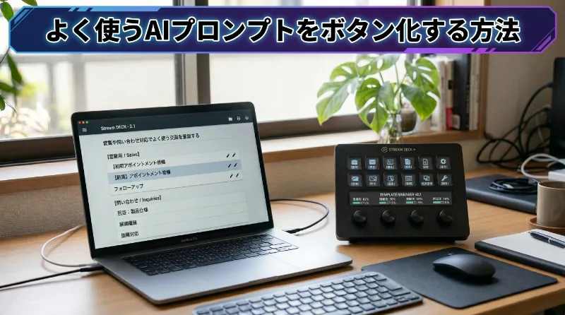 よく開くAIツール・管理画面・資料をボタン化する
