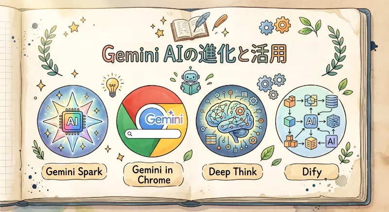 Gemini SparkとGemini in Chrome、Deep Think、Difyはどう違うのか