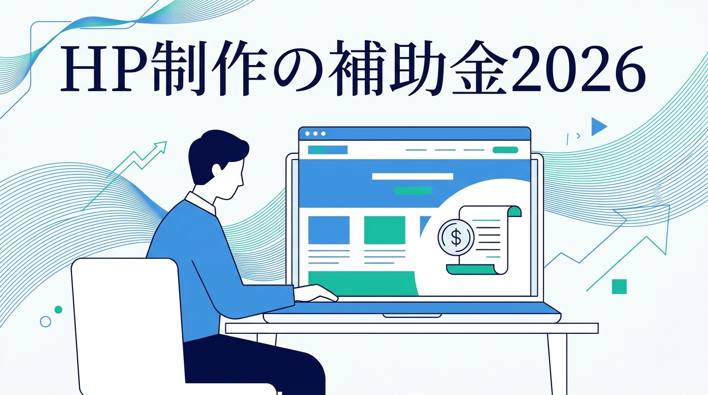 2026年ホームページ制作補助金まとめのアイキャッチ