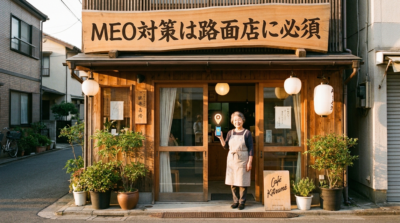 路面店のMEO対策イメージ