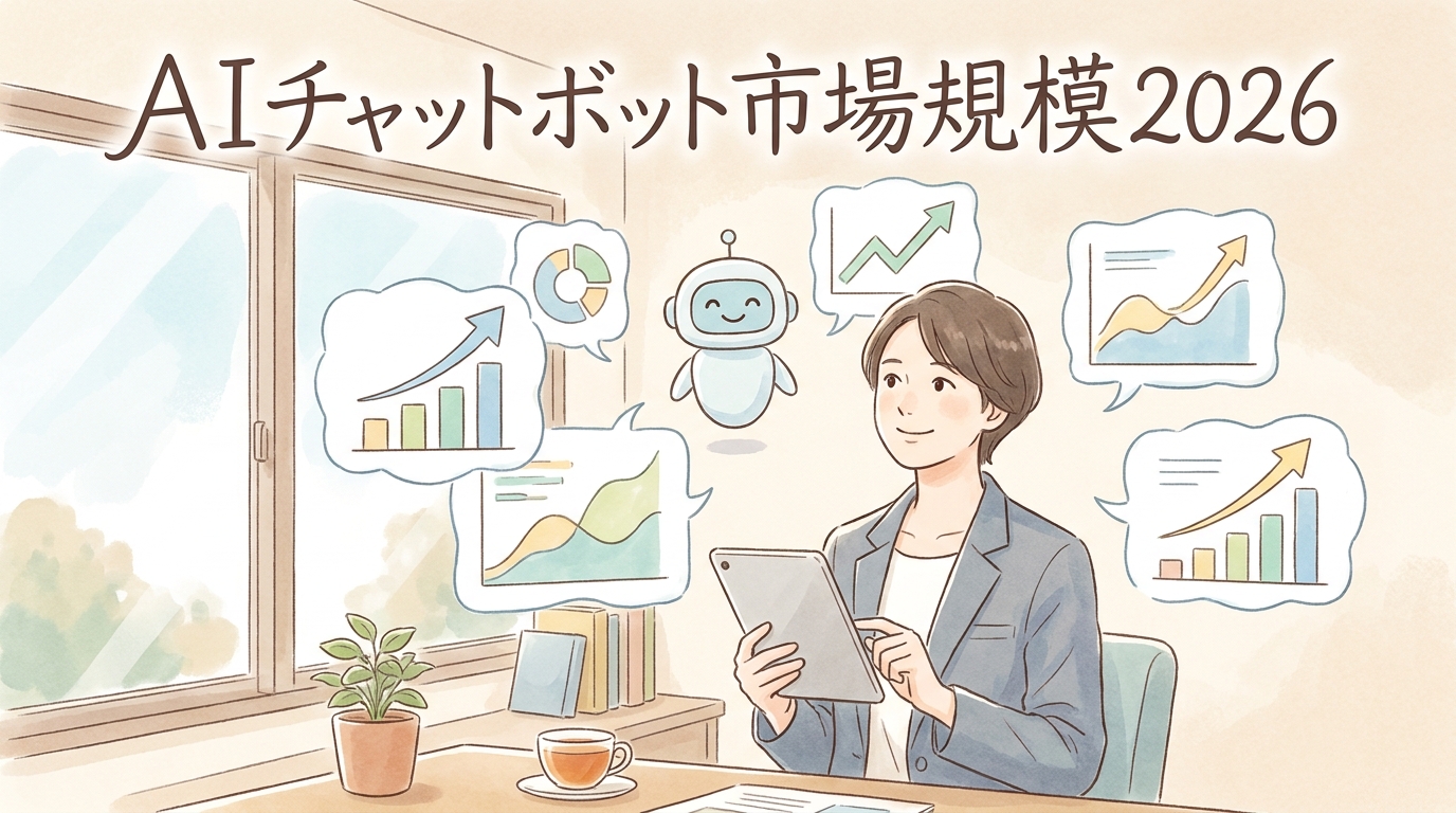 AIチャットボット市場規模2026年最新データと成長予測