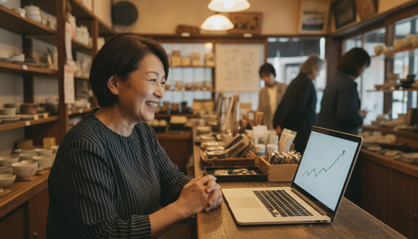 MEO対策で売上が伸びるイメージ