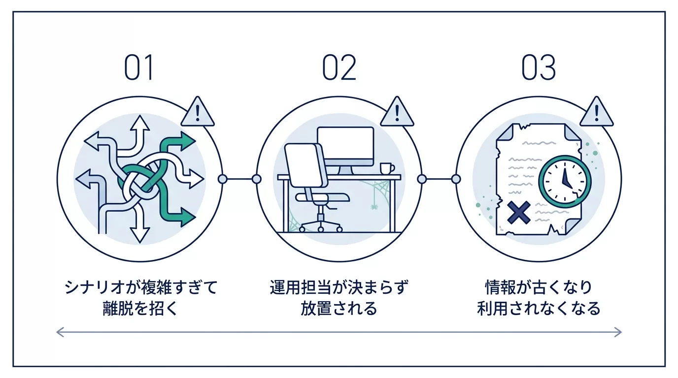 チャットボット導入でよくある3つの失敗パターン