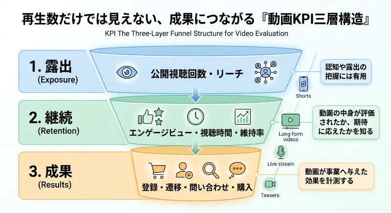 KPIの三層構造図