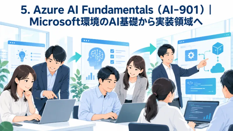 5. Azure AI Fundamentals(AI-901)|Microsoft環境のAI基礎から実装領域へ
