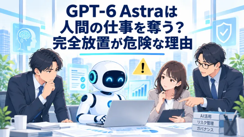 GPT-6 Astraは人間の仕事を奪う?完全放置が危険な理由