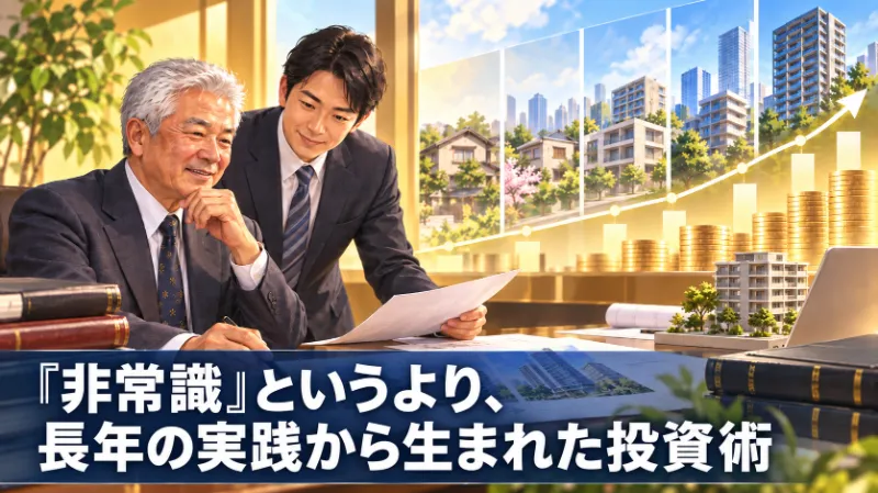 「非常識」というより、長年の実践から生まれた投資術