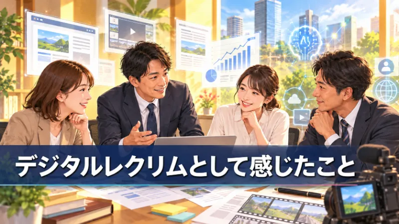 デジタルレクリムとして感じたこと