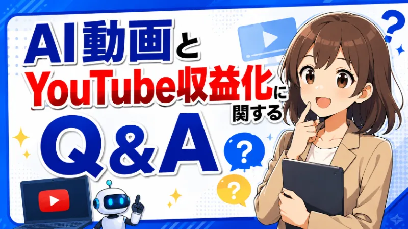 AI動画とYouTube収益化に関するQ&A