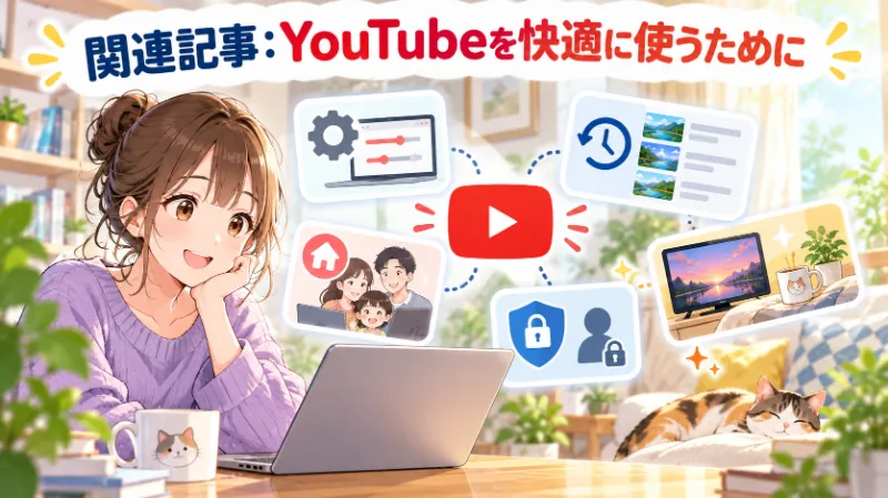 関連記事:YouTubeを快適に使うために