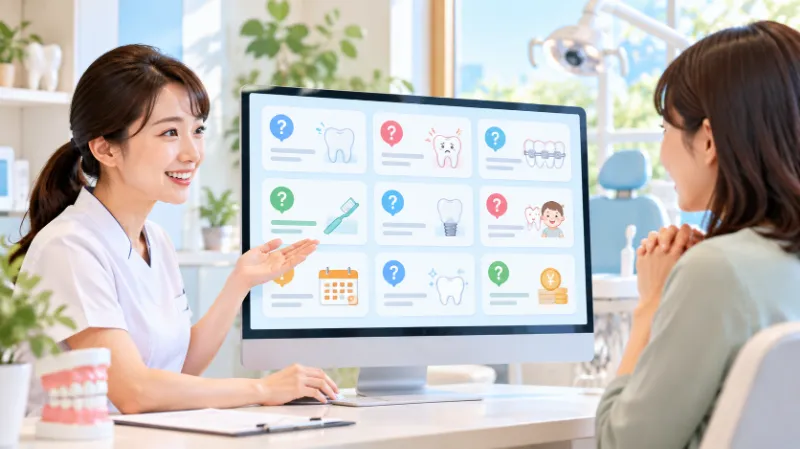 医院サイトは「診療メニュー」ではなく、患者の質問への回答集にする