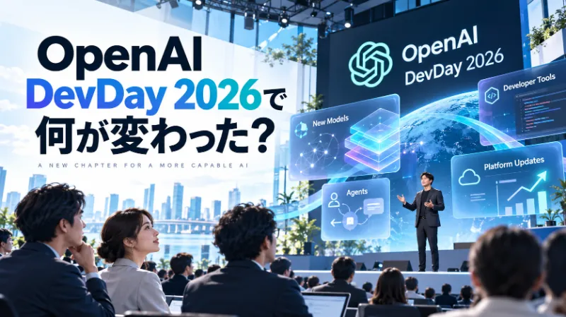 OpenAI DevDay 2026で何が変わった?