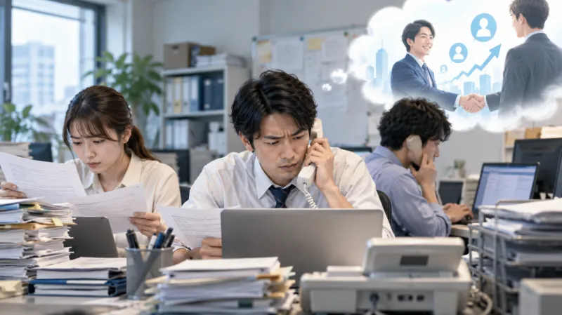 新規開拓したいのに営業に手が回らない企業は多い