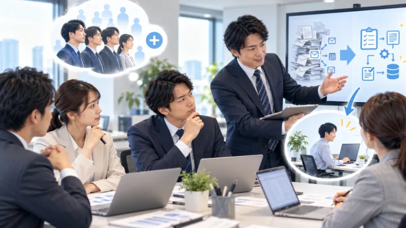 営業担当を増やす前に「作業を減らす」という選択肢もある