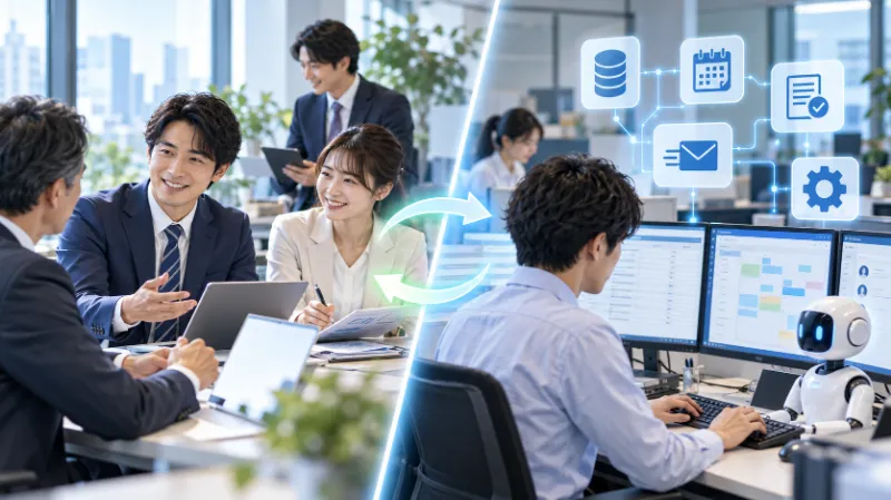 まとめ|新規開拓を止めない会社は、営業を「人の仕事」と「仕組みの仕事」に分けている