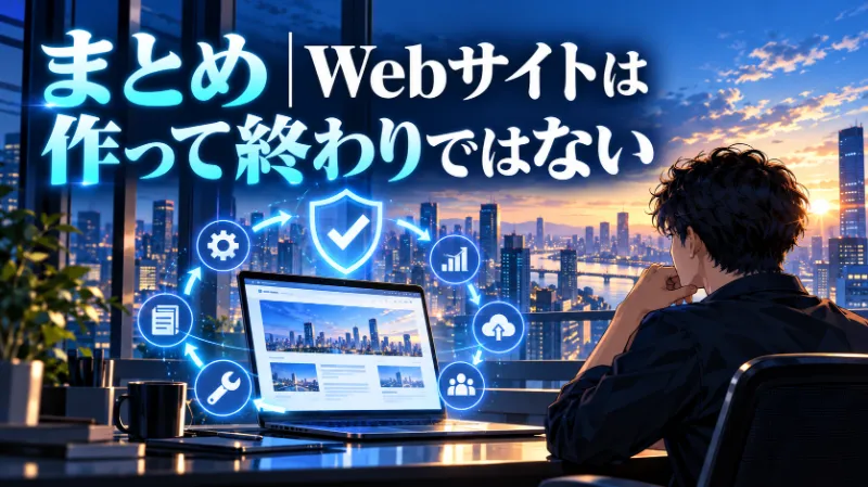 まとめ｜Webサイトは作って終わりではない