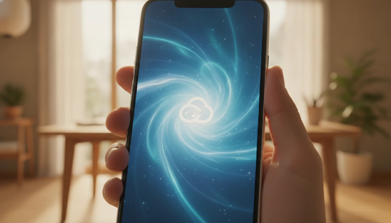 試作体験サービスにアクセスするスマートフォン画面