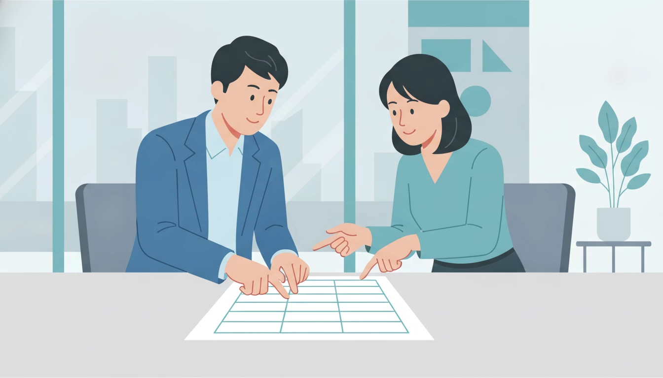チェックポイントを確認しながら導入を検討する担当者