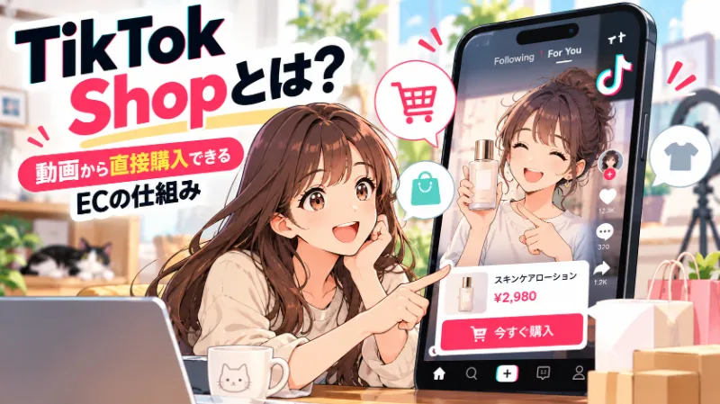 TikTok Shopとは？動画から直接購入できるECの仕組み