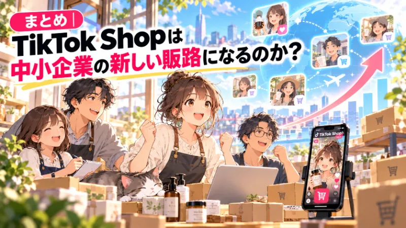 まとめ｜TikTok Shopは中小企業の新しい販路になるのか？
