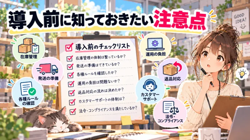 導入前に知っておきたい注意点