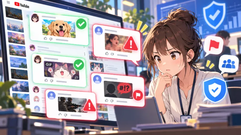GIF・画像投稿で増えるリスクとは?企業が注意したいコメント管理